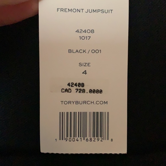 Tory Burch Fremont Jumpsuit. - Picture 5 of 5
